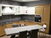 Cucina rovere chiaro design ad angolo Time Mobilegno in offerta