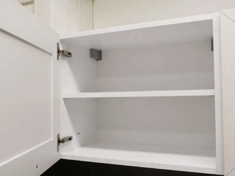 Cucina ad angolo in legno rovere chiaro Time a prezzo ribassato
