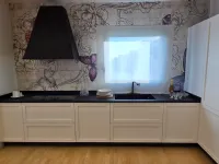 Cucina modello Cucina infinity  bianco e nero assoluto Ar-tre PREZZO SCONTATO 50%