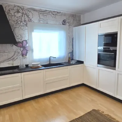 Cucina modello Cucina infinity  bianco e nero assoluto Ar-tre PREZZO SCONTATO 50%