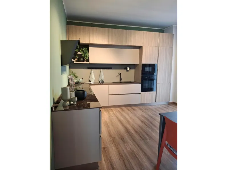 Cucina a prezzo ribassato ad angolo moderna Origina profilo l system 22 Febal