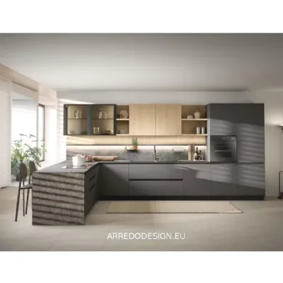 Cucina altri colori moderna ad angolo Zoe Prima cucine a soli 6069 Euro