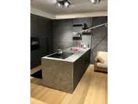 Cucina grigia design con isola Zampieri cucine Irori a soli 19900 Euro