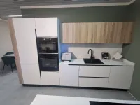 Cucina Area 22 lesmo moderna bianca Dibiesse con isola scontata 30%