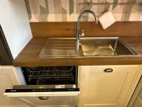 Cucina bianca classica con penisola Scavolini Favilla a soli 10500 Euro