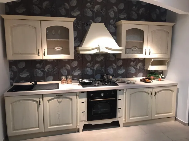 Cucina magnolia classica lineare Costanza Artigianale a soli 4790 Euro
