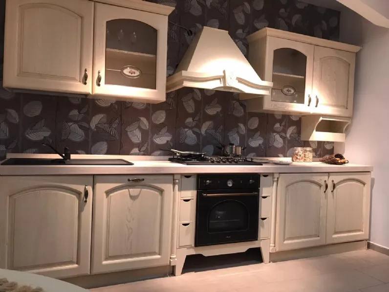 Cucina magnolia classica lineare Costanza Artigianale a soli 4790 Euro