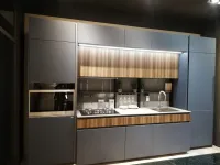 Cucina a prezzo ribassato lineare moderna Round neck Lube cucine