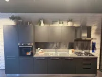 Cucina Creo moderna lineare altri colori in laminato materico Tablet