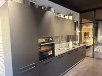 Cucina Creo moderna lineare altri colori in laminato materico Tablet