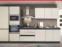 Cucina bianca moderna lineare Zoe Artigianale a soli 3450 Euro