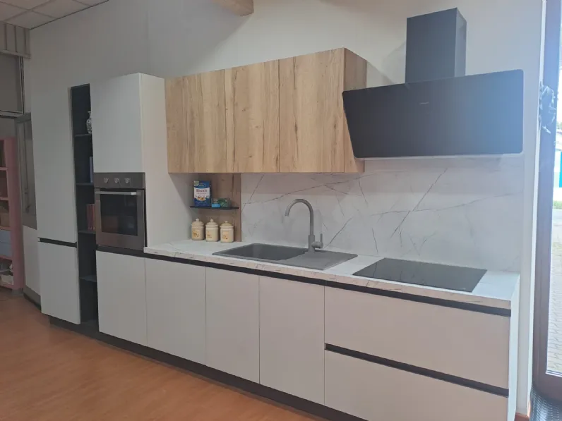 Cucina a prezzo ribassato lineare moderna Zoe Prima cucine
