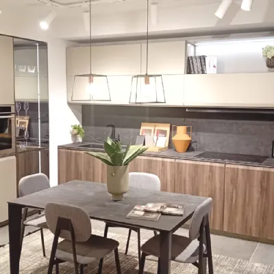 Cucina a prezzo scontato ad angolo design Formalia Scavolini