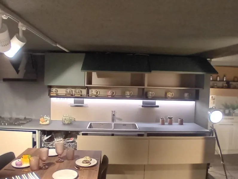 Cucina moderna ad angolo Fly Prima cucine a prezzo ribassato