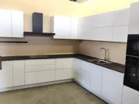 Cucina bianca moderna ad angolo Arrex Gea pet a soli 4400 Euro