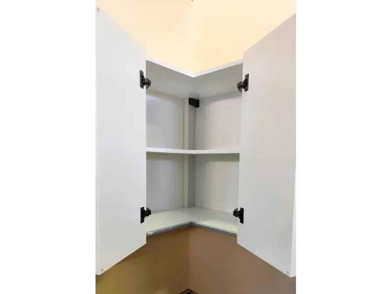 Cucina bianca moderna ad angolo Arrex Gea pet a soli 4400 Euro