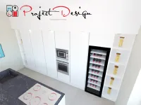 Cucina bianca design con isola Astra Line  a soli 9500