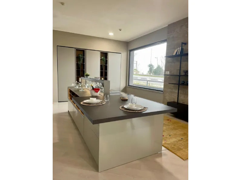CUCINA Ernestomeda Sign con isola  PREZZO OUTLET scontata 50%