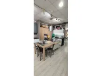 Cucina con isola in polimerico a prezzo scontato 60%