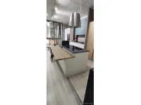 Cucina con isola in polimerico a prezzo scontato 60%