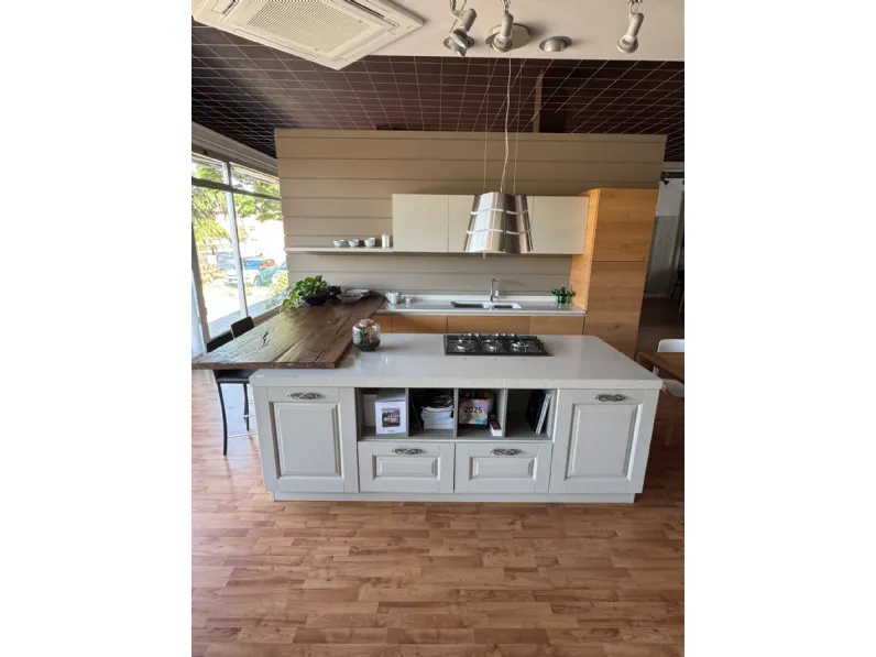 CUCINA con isola Arrex Zenzero e carola SCONTATA 50%