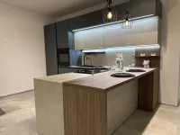 Cucina a prezzo ribassato con penisola moderna Infinity Stosa