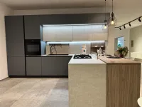 Cucina a prezzo ribassato con penisola moderna Infinity Stosa