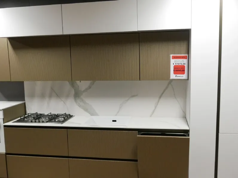 Cucina design lineare Cucina gaia onda Mobilturi a prezzo ribassato