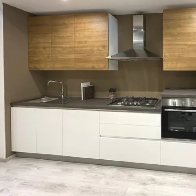 Cucina a prezzo scontato lineare moderna Delizia Net cucine
