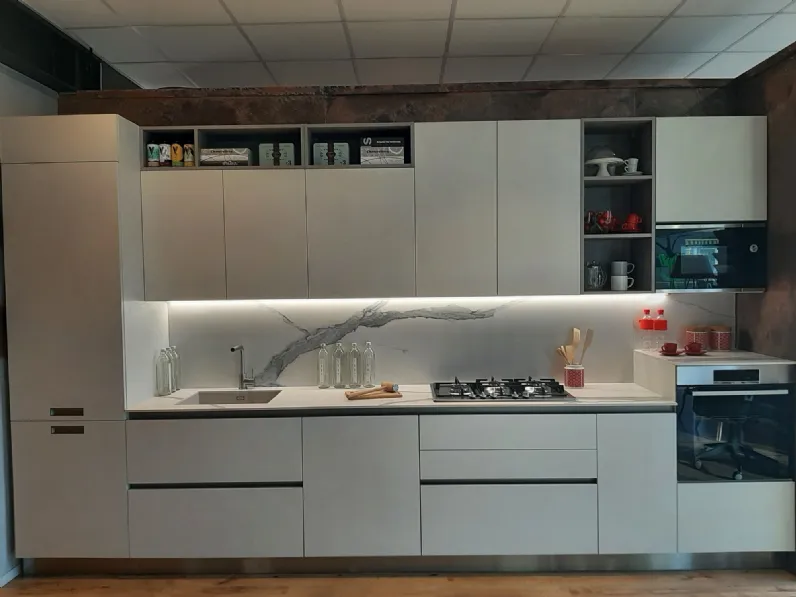 Cucina a prezzo scontato lineare moderna Domino Prima cucine