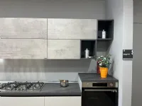 Cucina Evolution moderna grigia Scavolini lineare scontata 40%
