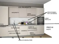 Cucina a prezzo scontato lineare moderna Promo2026 smart kappa  gres 330 Gicinque