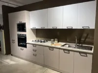 Cucina Sandy moderna tortora Mobilturi lineare scontata 38%
