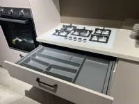 Cucina Sandy moderna tortora Mobilturi lineare scontata 38%