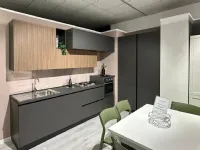 Cucina lineare in melaminico a prezzo scontato 55%