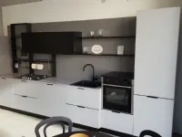 Cucina grigia moderna lineare Spring pro xl Dibiesse a soli 6900 Euro