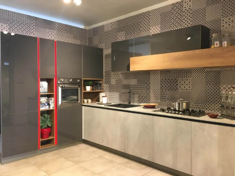 Cucina ad angolo Aliant-infinity Stosa cucine con uno sconto vantaggioso