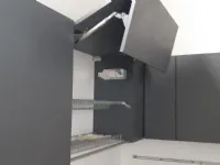 Arrex Anita, cucina antracite ad angolo, 3400.