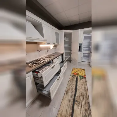Cucina ad angolo classica bianca Artec Mida a soli 8620 Euro