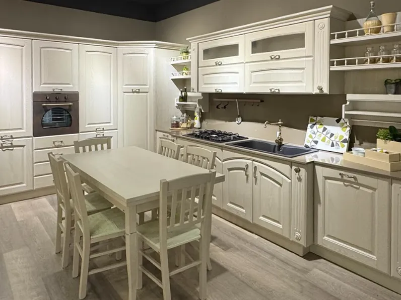 Cucina ad angolo classica grigia Mobilturi Olimpia a soli 15600 Euro