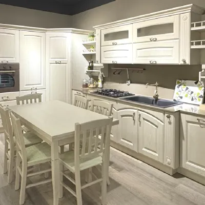 Cucina grigia classica ad angolo Mobilturi Olimpia a soli 15600 Euro