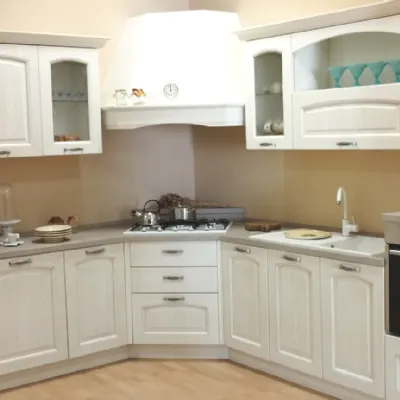 Cucina bianca country ad angolo Arredo3 Emma a soli 8900 Euro