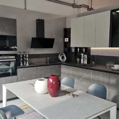 Cucina design ad angolo Metropolis Stosa a prezzo scontato