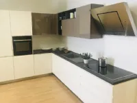 Cucina ad angolo design Wega Arredo3 a prezzo ribassato