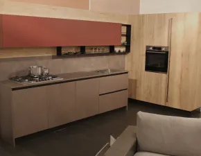 Cucina moderna ad angolo Domino in nobilitato, altri colori.