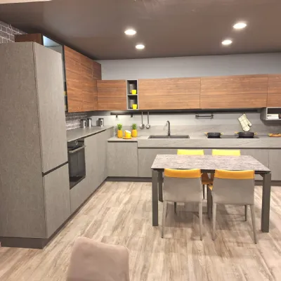 Cucina a prezzo scontato ad angolo moderna Zecchinon Zecchinon