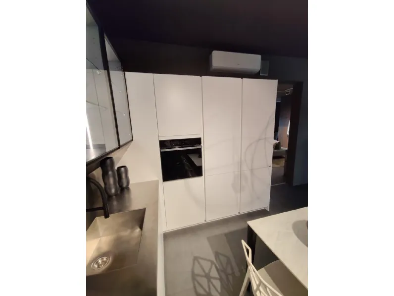 Cucina bianca moderna ad angolo Aran Volare a soli 18856 Euro