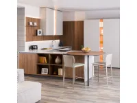 CUCINA ad angolo Diotti.com Plan 01 outlet SCONTATA 44%