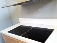 Cucina Fiorella sole design azzurra Arrex ad angolo scontata 67%