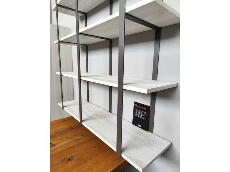 Cucina Fiorella sole design azzurra Arrex ad angolo scontata 67%